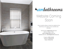 Tablet Screenshot of ambathrooms.com